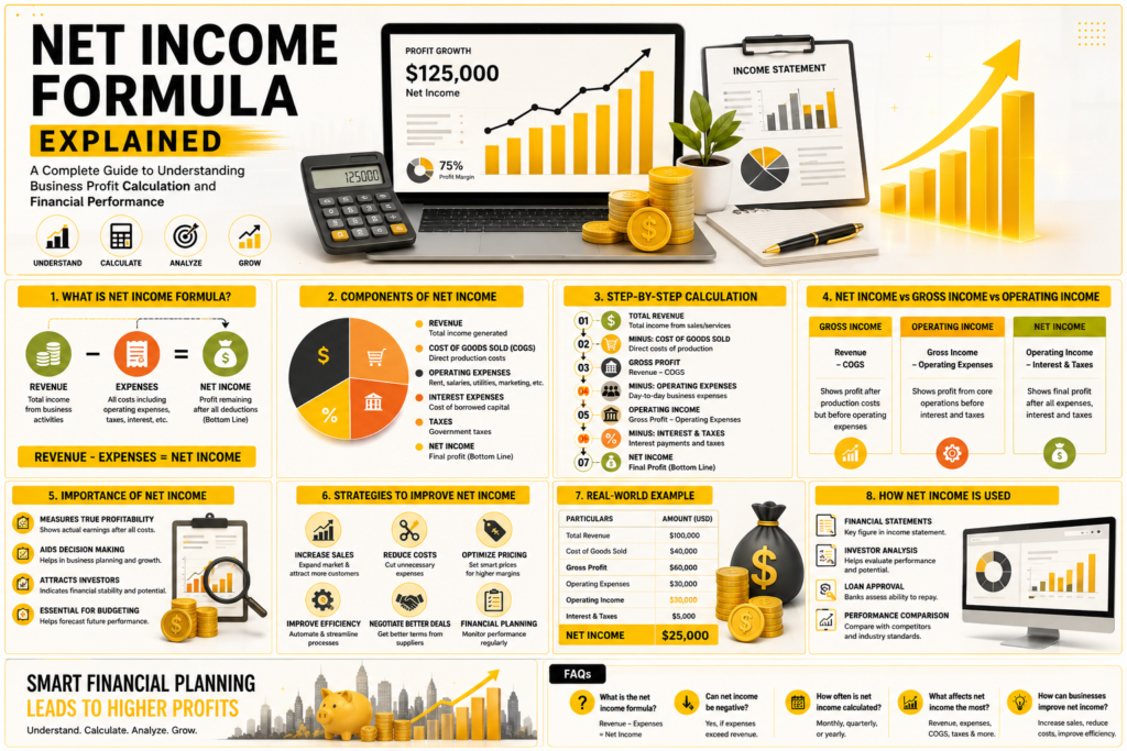 Net income formula