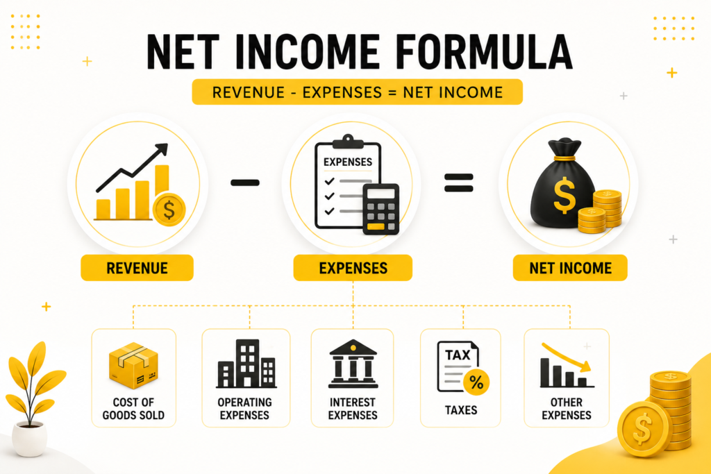 Net income formula