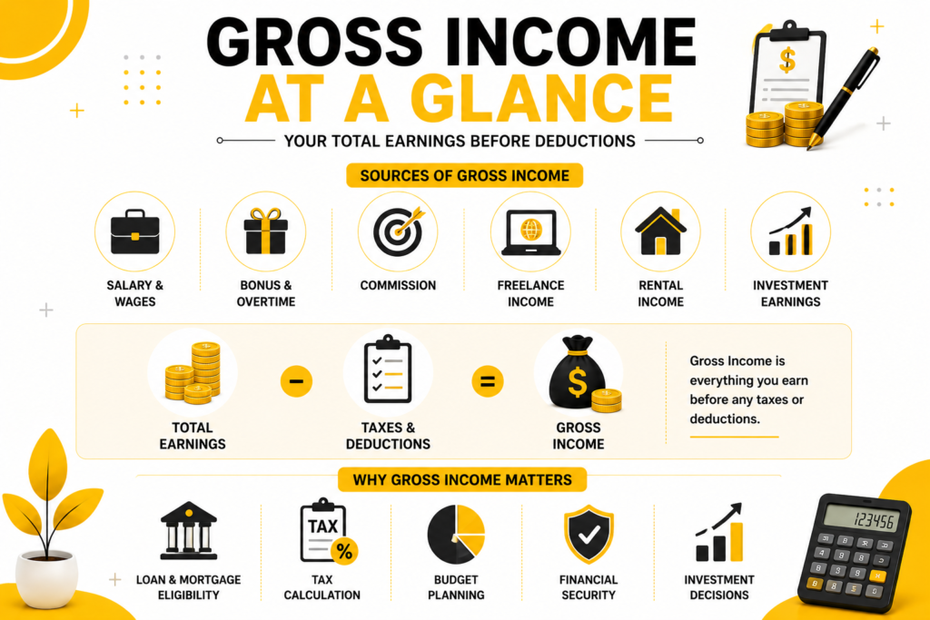  calculate gross income