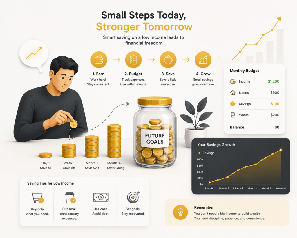 How to Save Mony Fast on a Low Income