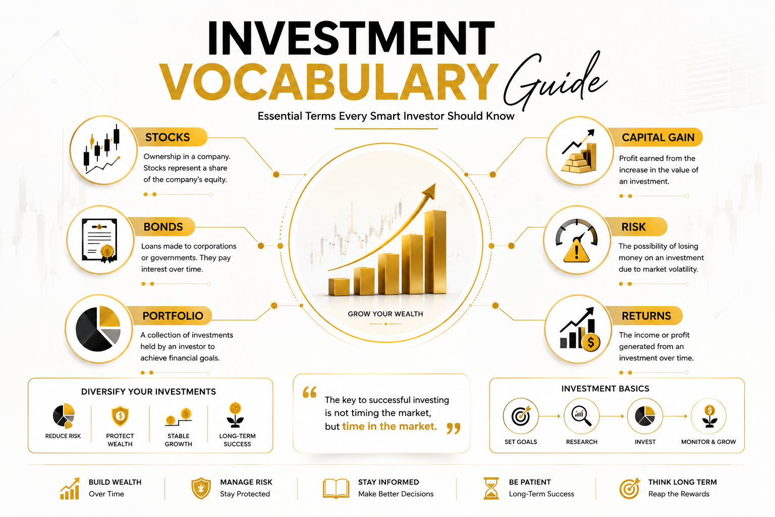Stock Market Terminology: The Complete Beginner-to-Advanced Guide to Understanding Investing Language Stock Market Terminology