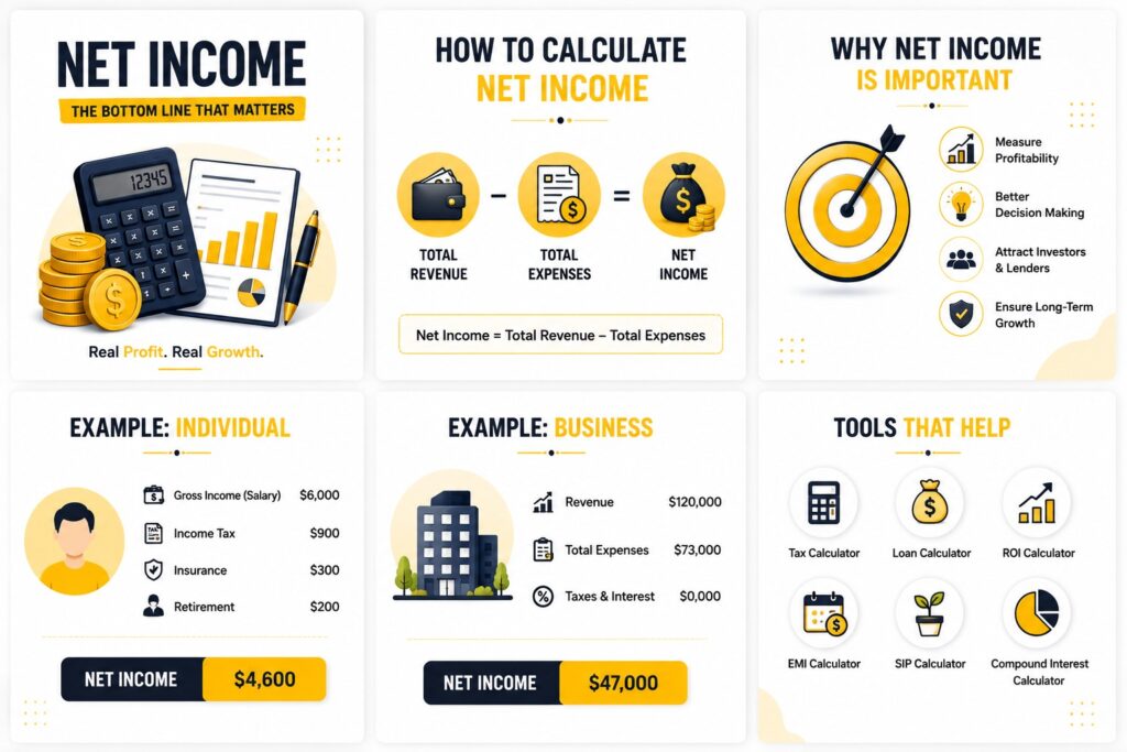  calculate net income