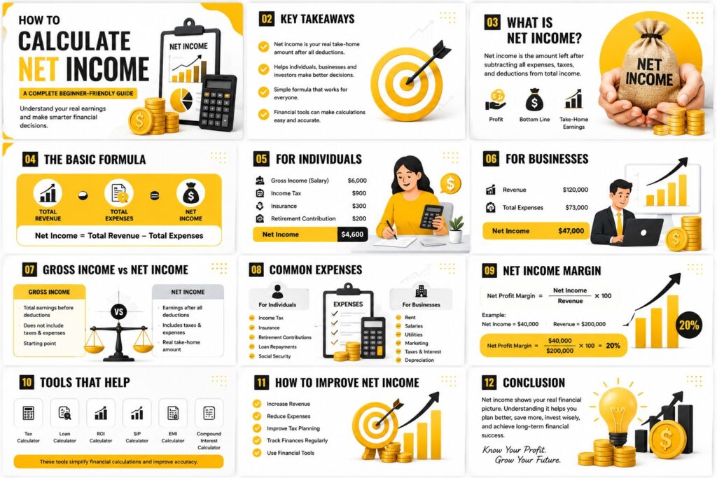 calculate net income