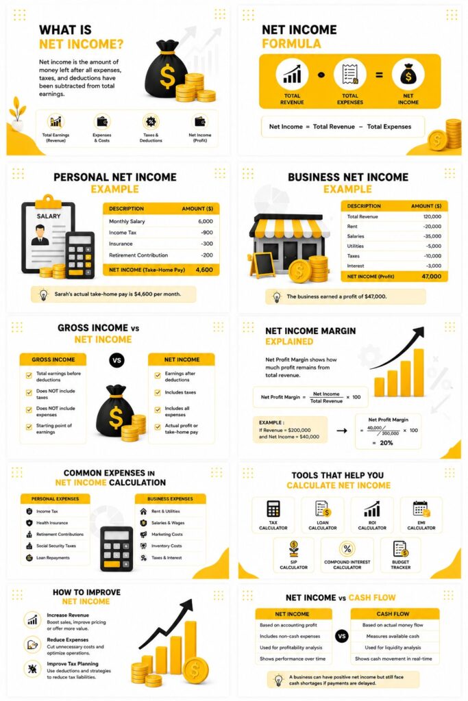  calculate net income