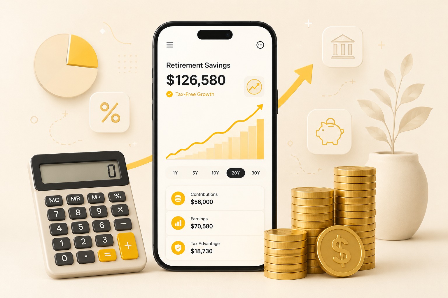 Roth Calculator: The Complete Guide to Retirement Planning and Tax-Free Wealth Growth Roth Calculator