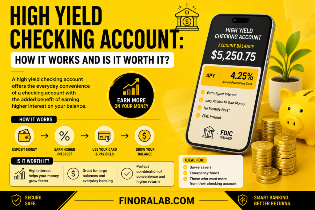 High Yield Checking Account: Earn More Without Locking Your Money