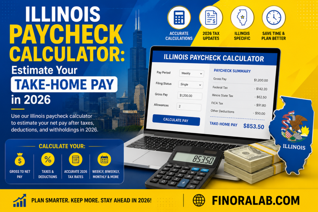Illinois Paycheck Calculator 2026: See Your Take-Home Pay After Taxes