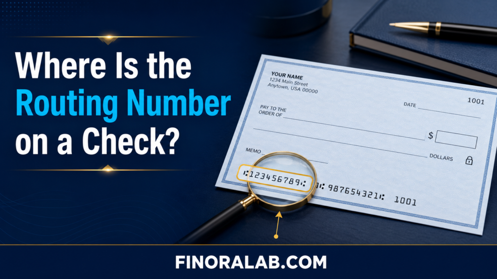 Where Is the Routing Number on a Check