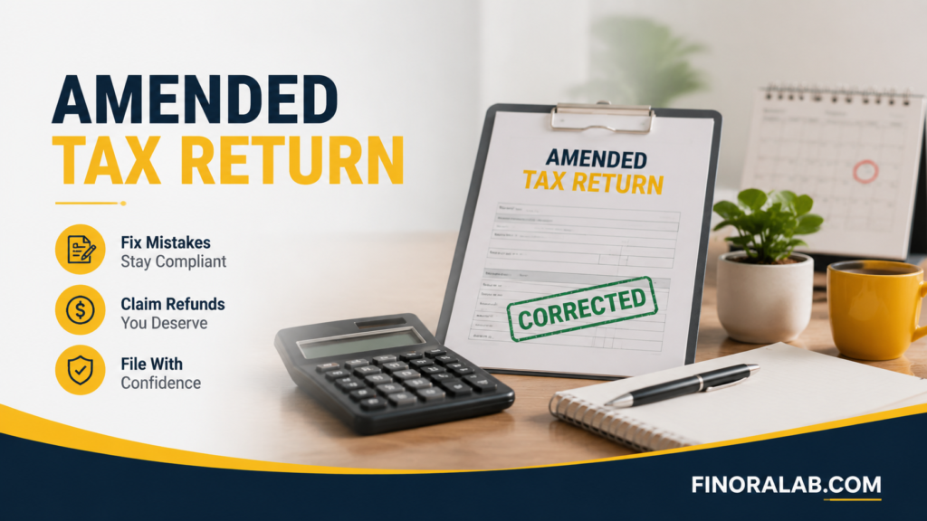 Amended Tax Return Explained: How to Fix Mistakes & Get Refunds