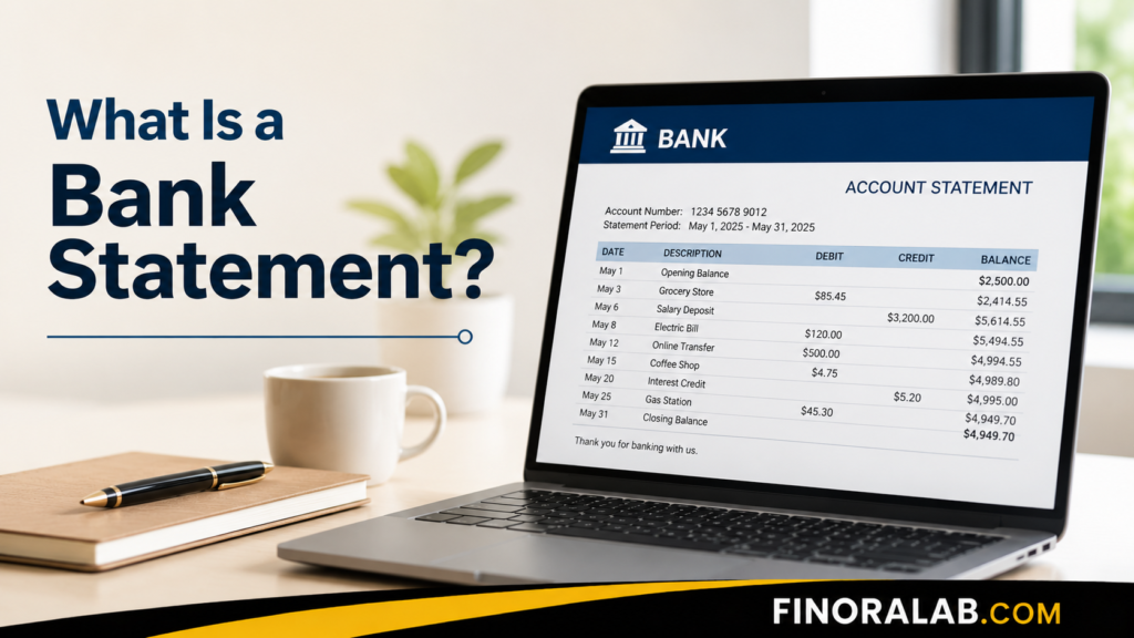 What Is a Bank Statement
