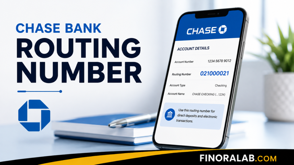 Chase Bank Routing Number: Find Your Number Fast