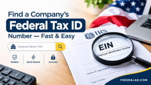 Federal Tax ID Number Lookup Company