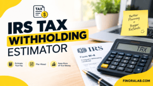 IRS Tax Withholding Estimator